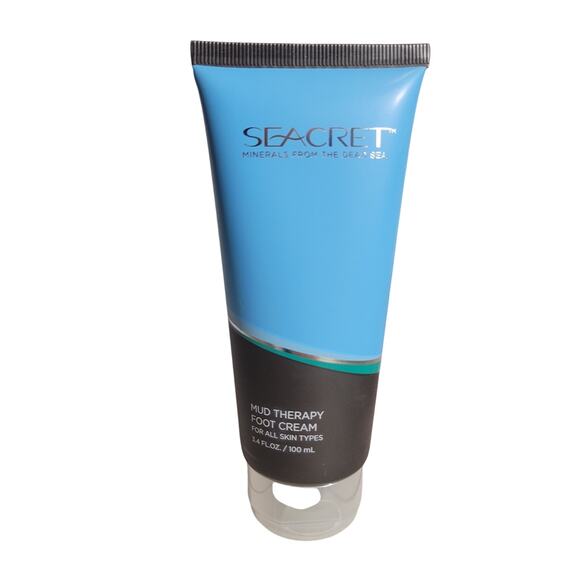 Seacret Mud Therapy Foot Cream NEW 3.4oz Minerals from the Dead Sea - Picture 1 of 3